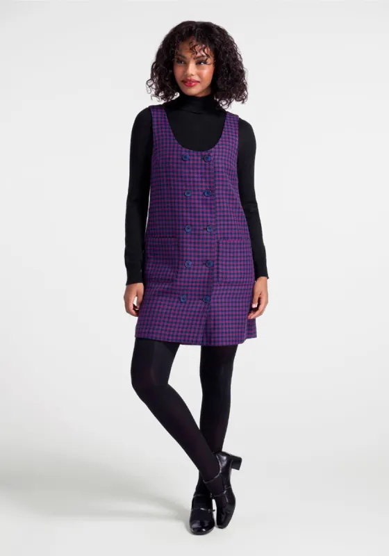 Schoolyard Sass Double-Breasted Jumper sold by Modcloth