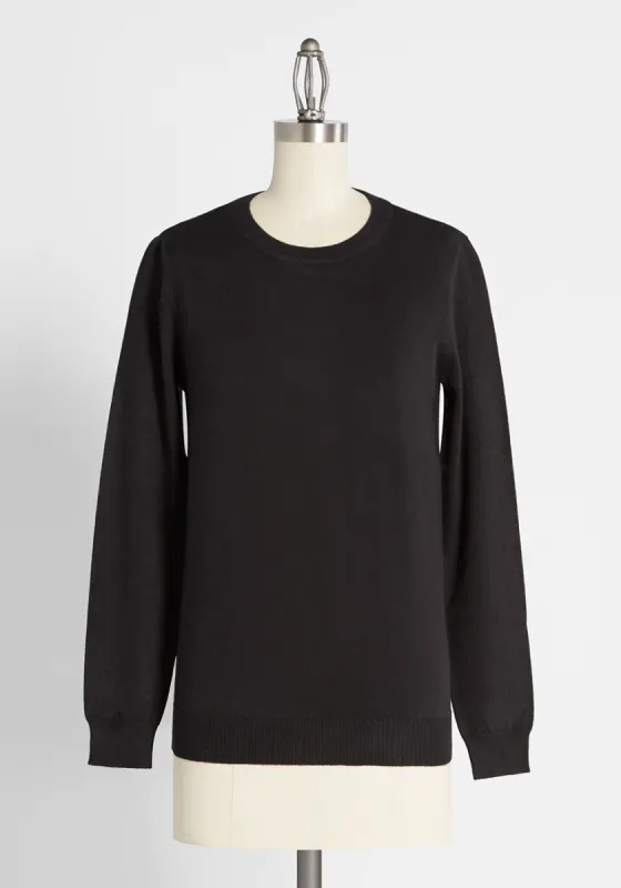 Charter School Long Sleeve Pullover Sweater sold by Modcloth