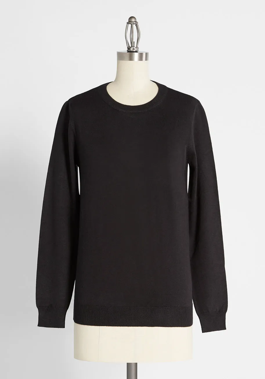 Charter School Long Sleeve Pullover Sweater sold by Modcloth