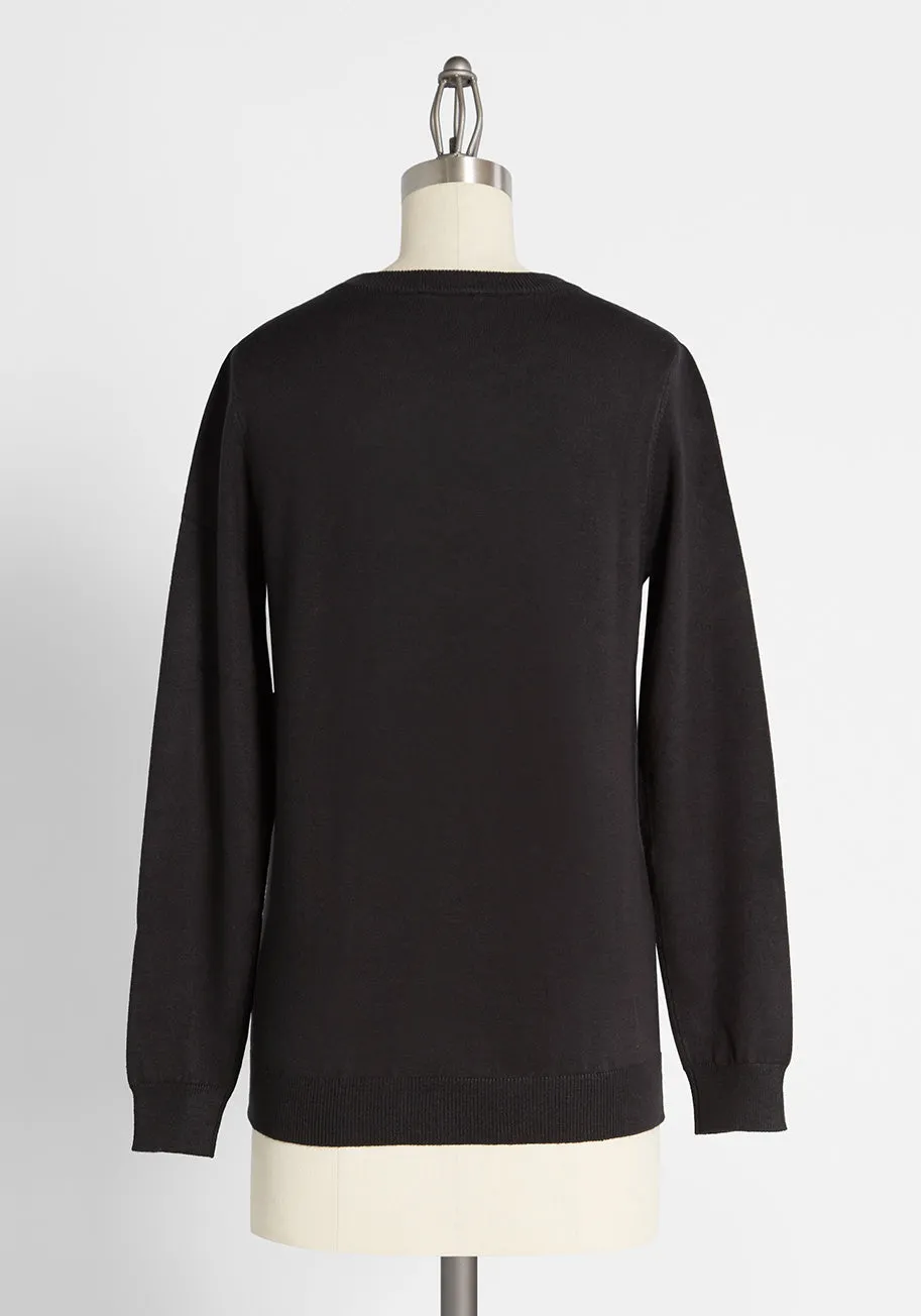 Charter School Long Sleeve Pullover Sweater sold by Modcloth product image thumbnail 2