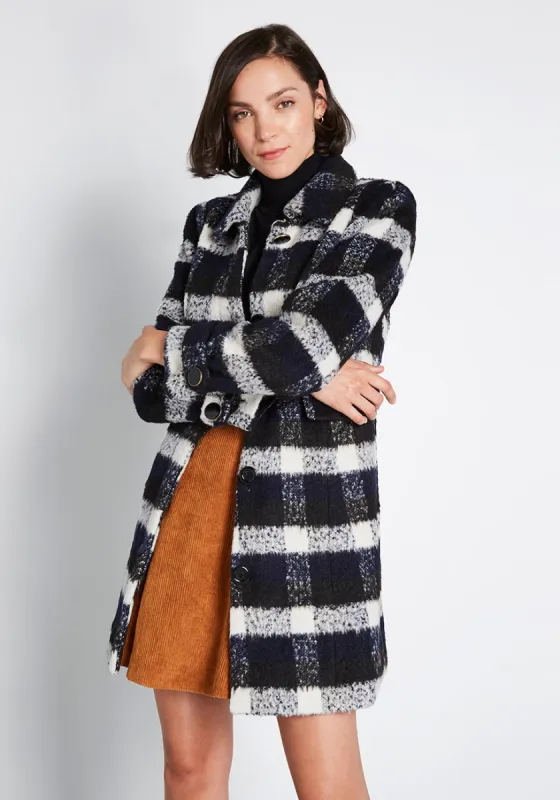 Ladylike Lately Collared Coat sold by Modcloth