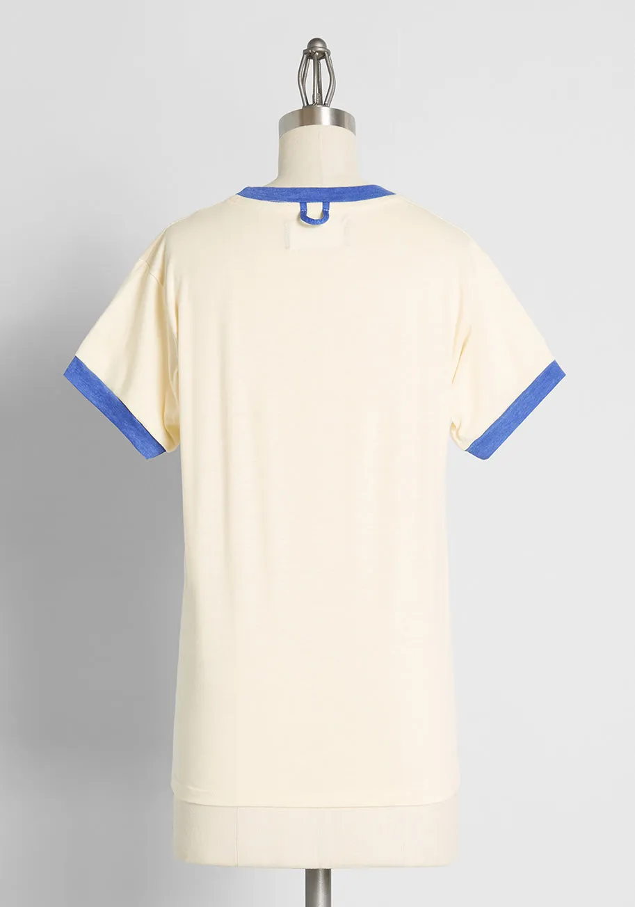 Mercury In Retrograde Graphic Ringer Tee sold by Modcloth product image thumbnail 2