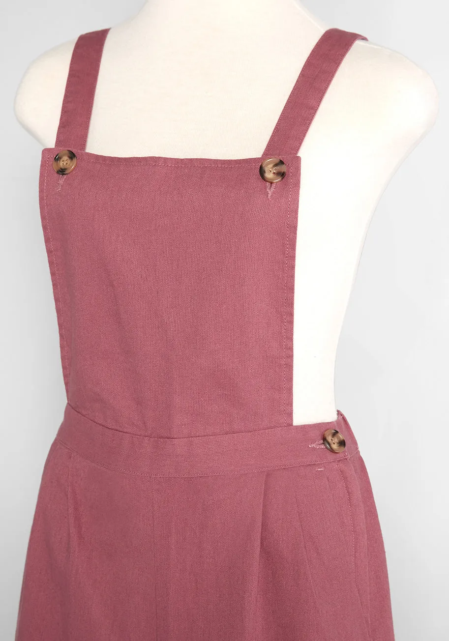 Rosy Outlook Overalls sold by Modcloth product image thumbnail 3