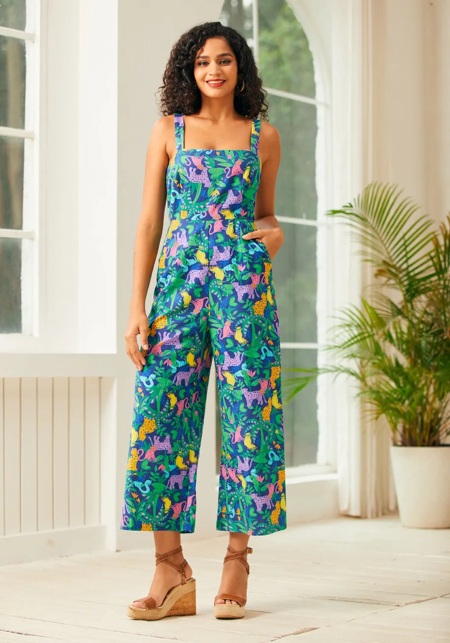 Funky Flare Jumpsuit sold by Modcloth