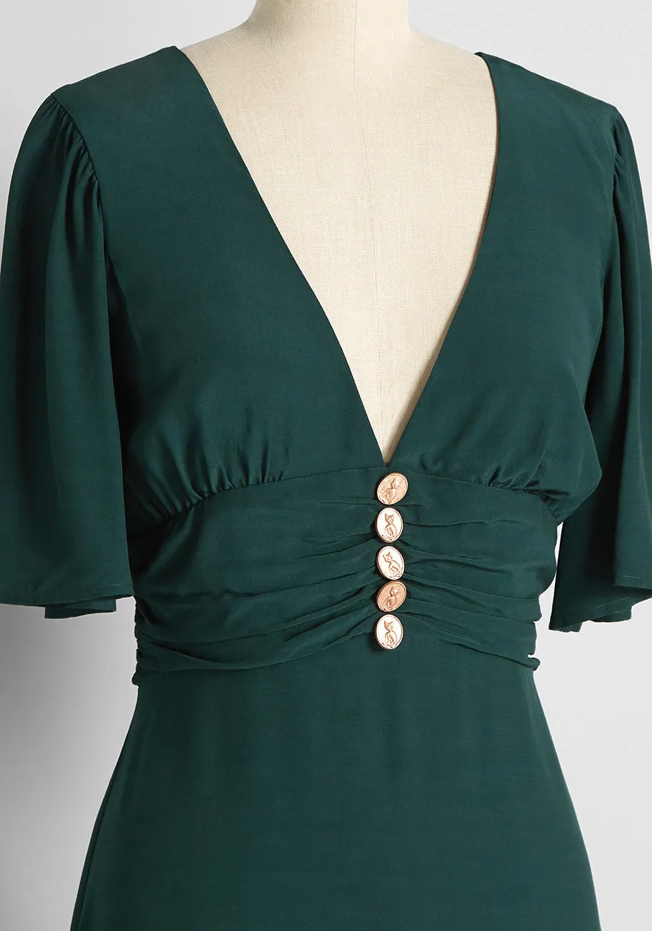 All A-Flutter A-Line Dress sold by Modcloth product image thumbnail 3