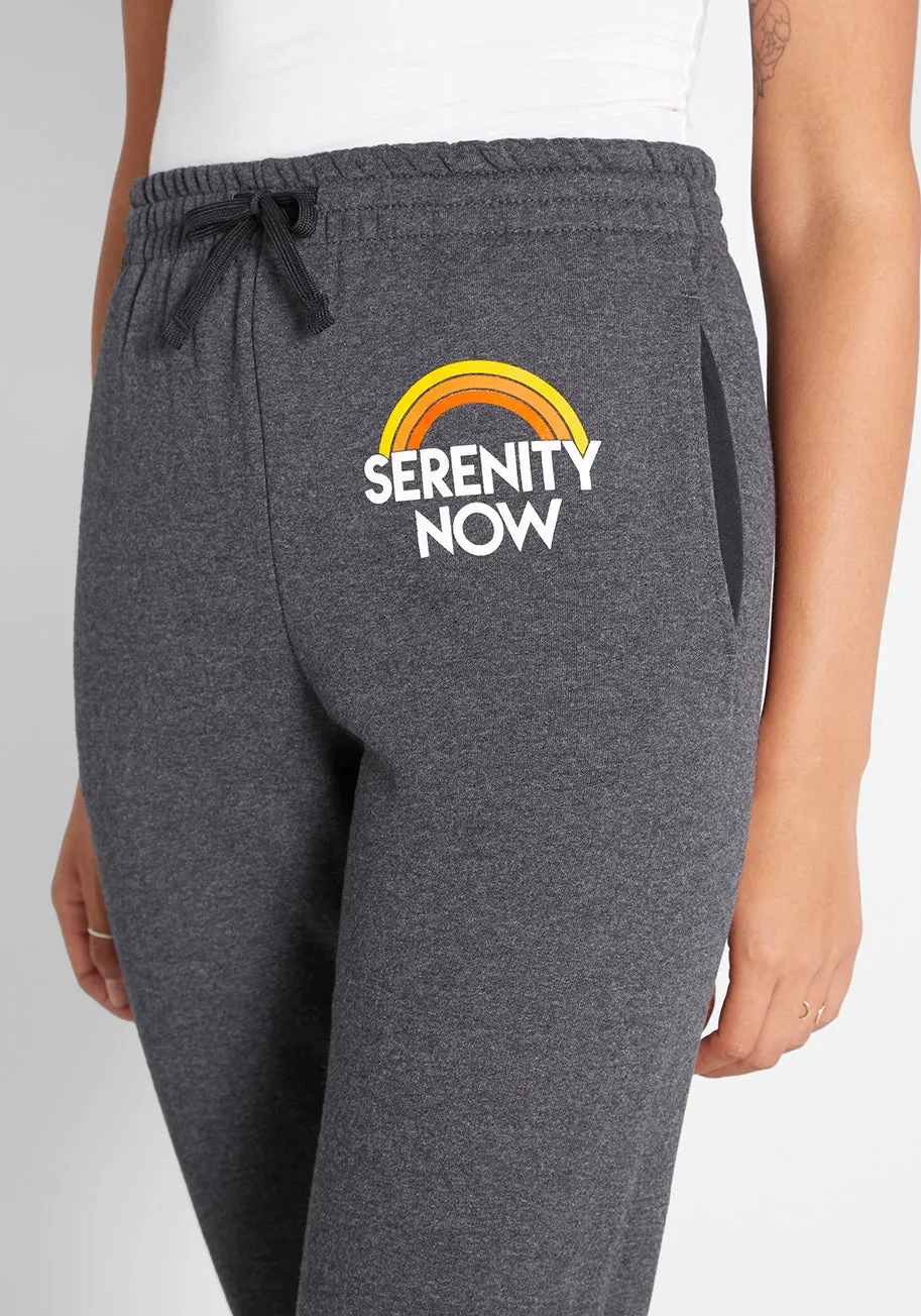 Serenity Now! Graphic Joggers sold by Modcloth product image thumbnail 3