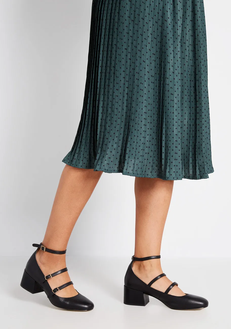 My Strappy Dance Mary Jane Heel sold by Modcloth product image thumbnail 2