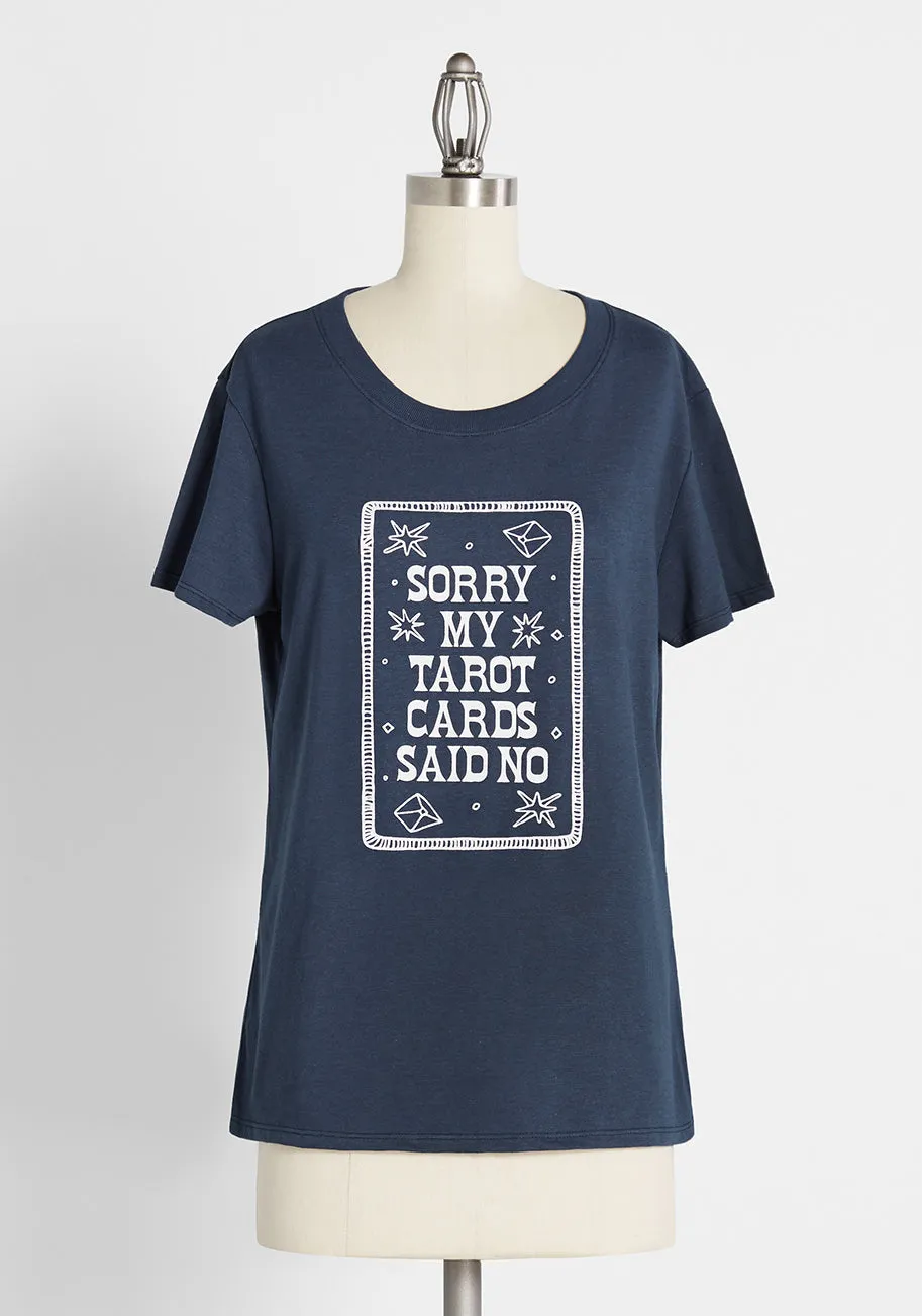 Consulting The Cards Graphic Tee sold by Modcloth