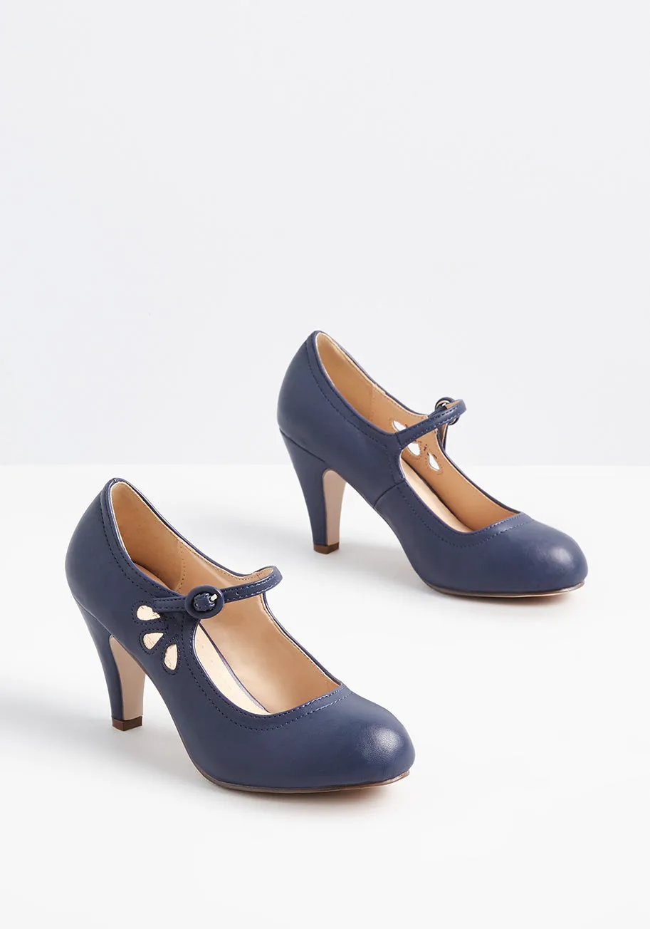 Jive O'Clock Somewhere Mary Jane Heel sold by Modcloth