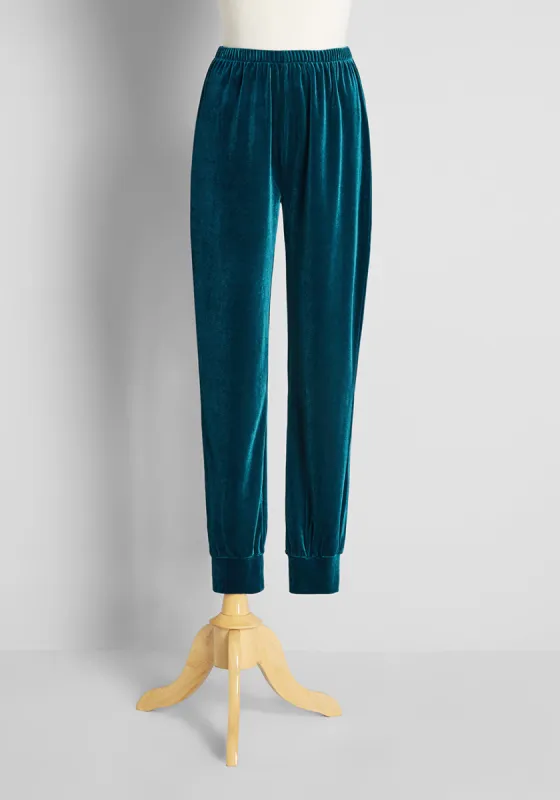 Touch and Go Velour Joggers sold by Modcloth