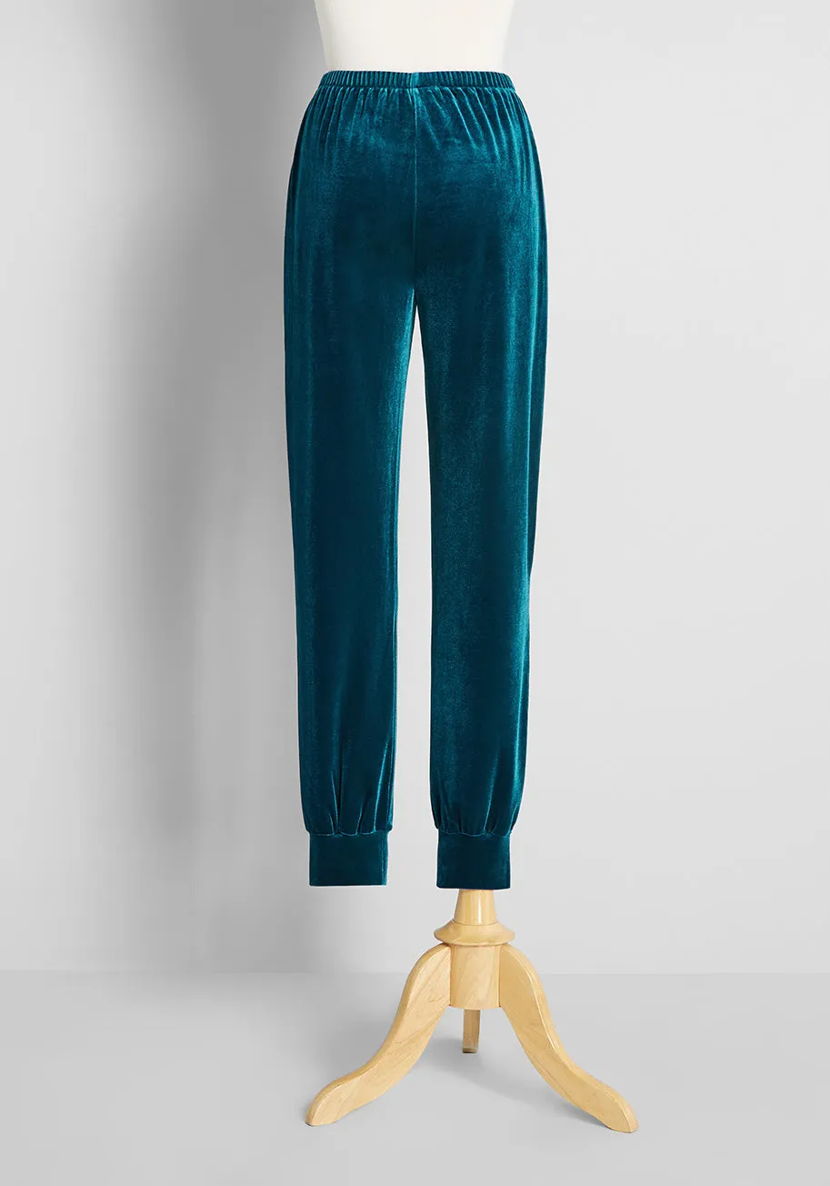 Touch and Go Velour Joggers sold by Modcloth product image thumbnail 2