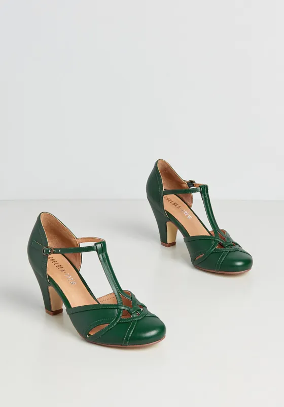 You Take The Lead T-Strap Heel sold by Modcloth