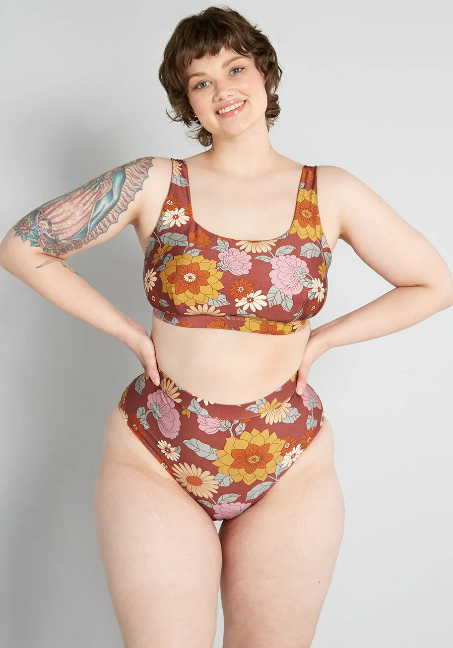 ModCloth x Princess Highway High-Waisted Bikini Bottom sold by Modcloth