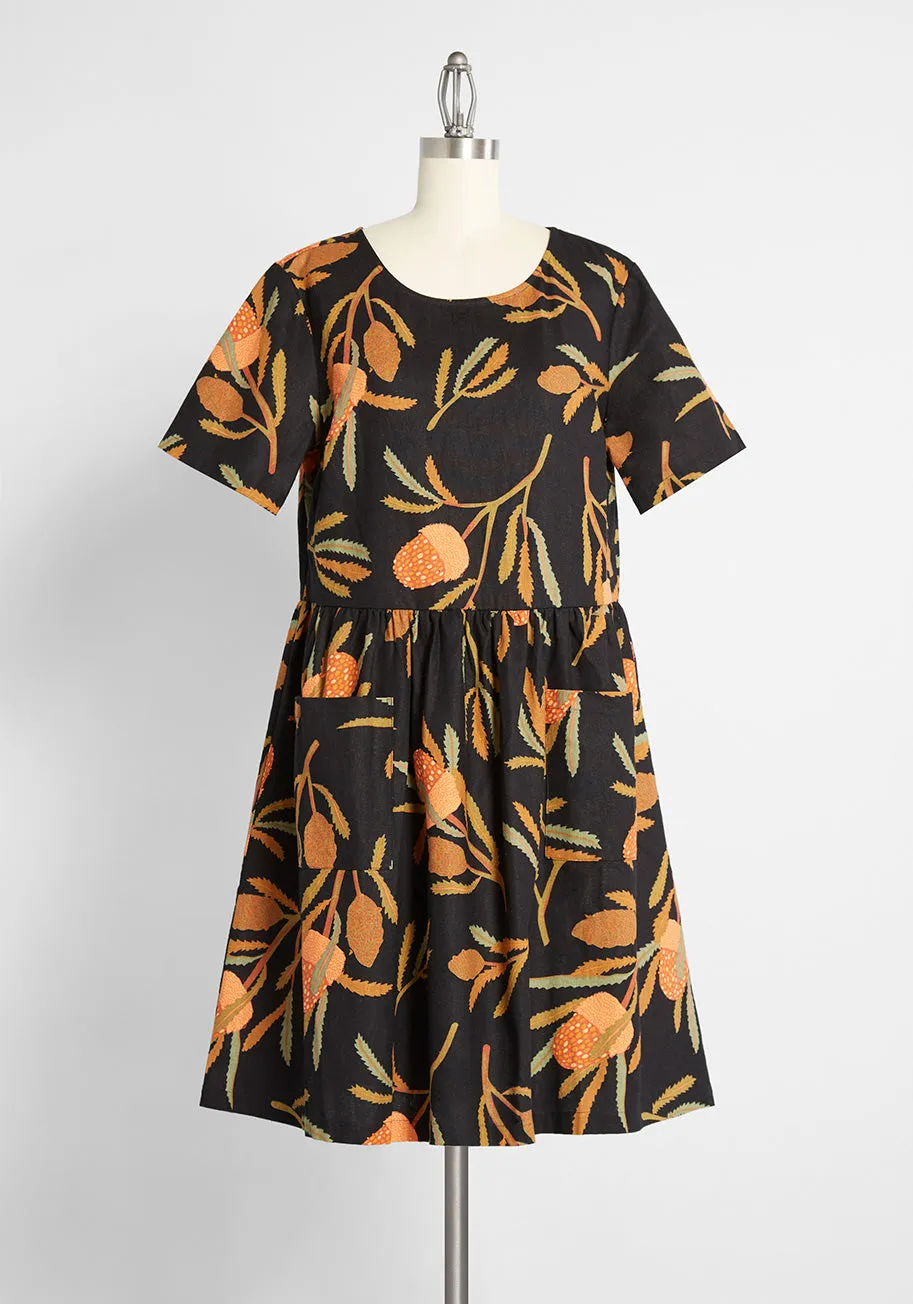 Pods of Glory Short Sleeve Dress sold by Modcloth