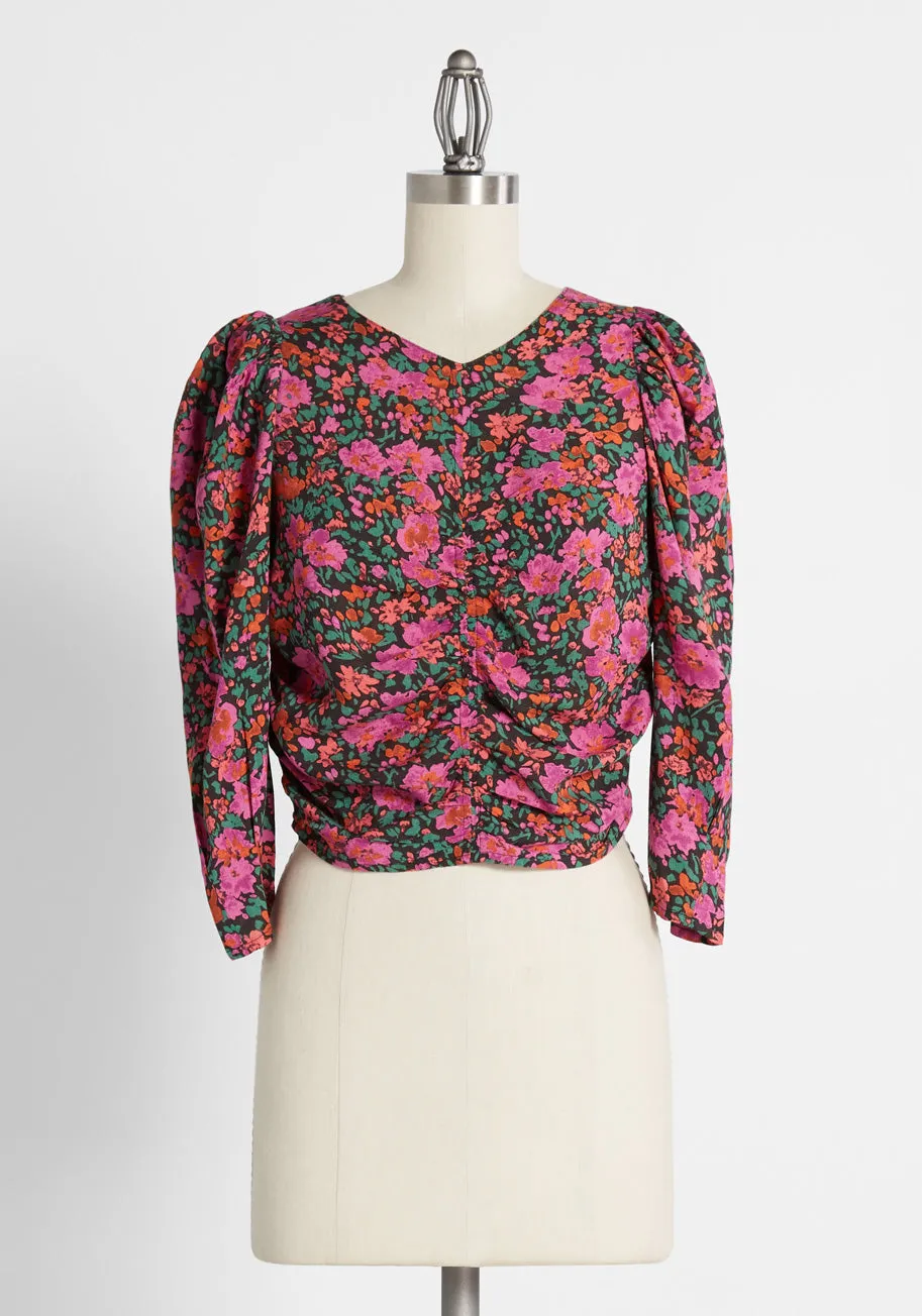 Bouquet All Day Crop Top sold by Modcloth