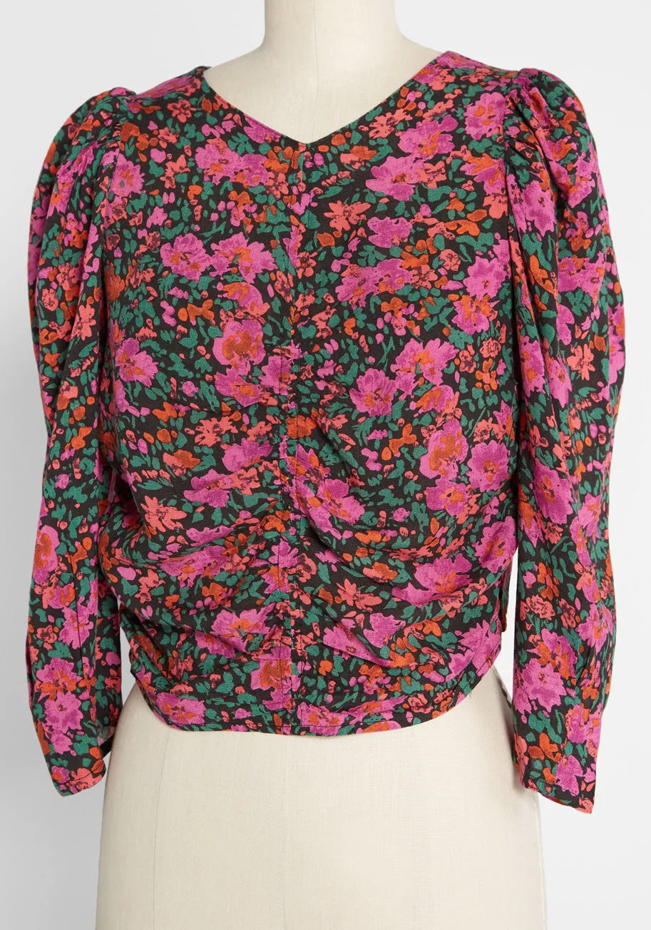 Bouquet All Day Crop Top sold by Modcloth product image thumbnail 3