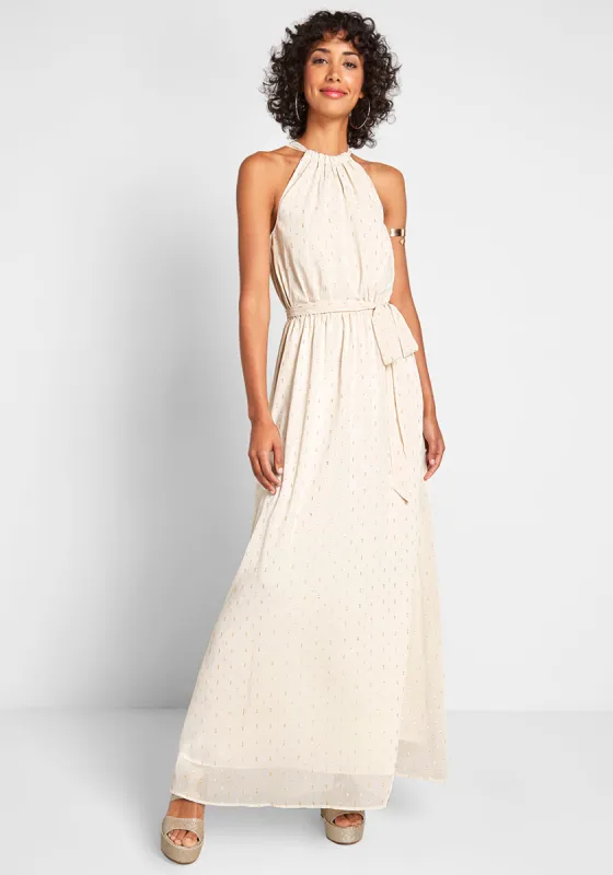 Illuminated Elegance Chiffon Maxi Dress sold by Modcloth