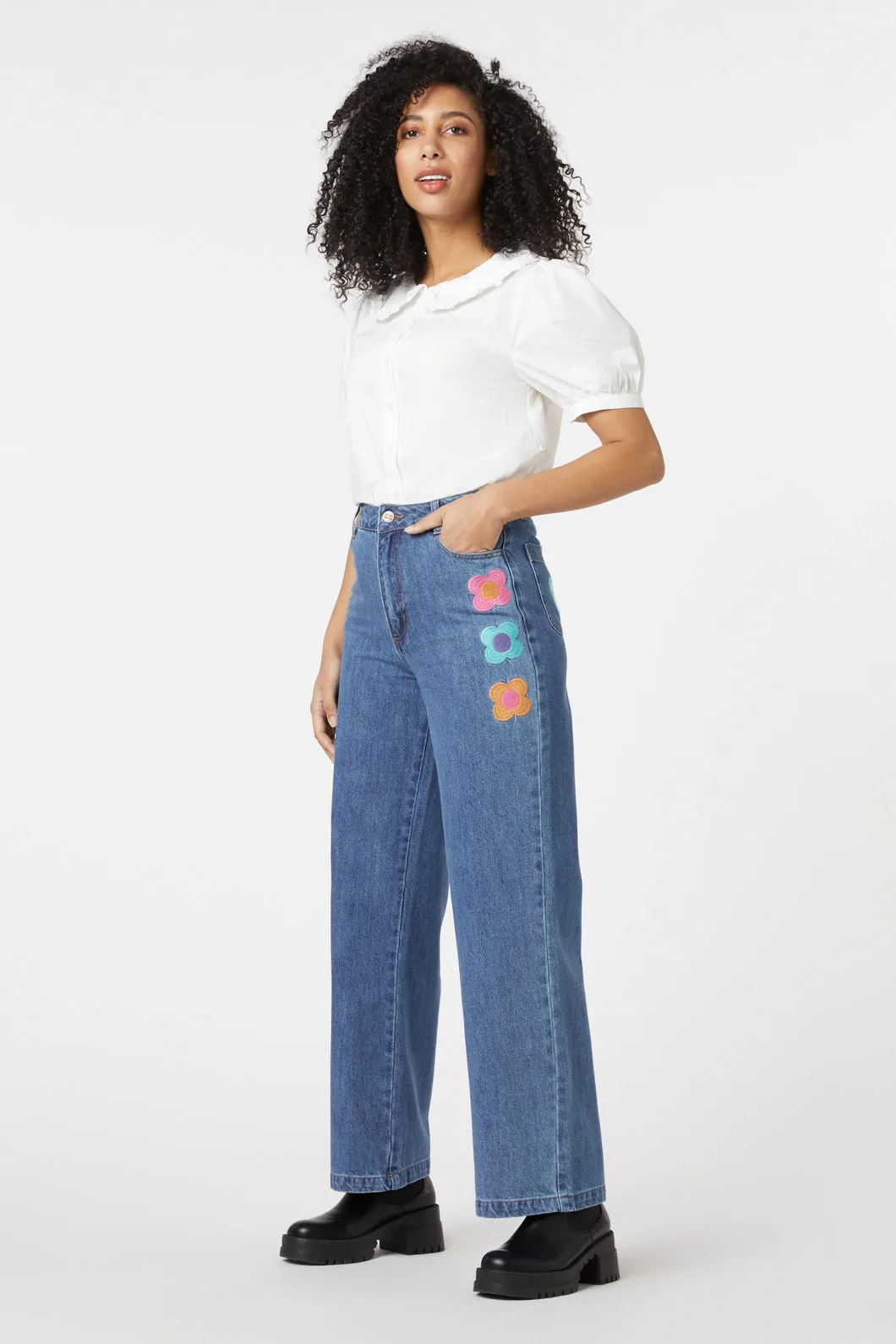 Betty Embroidered Jean sold by Modcloth product image thumbnail 3