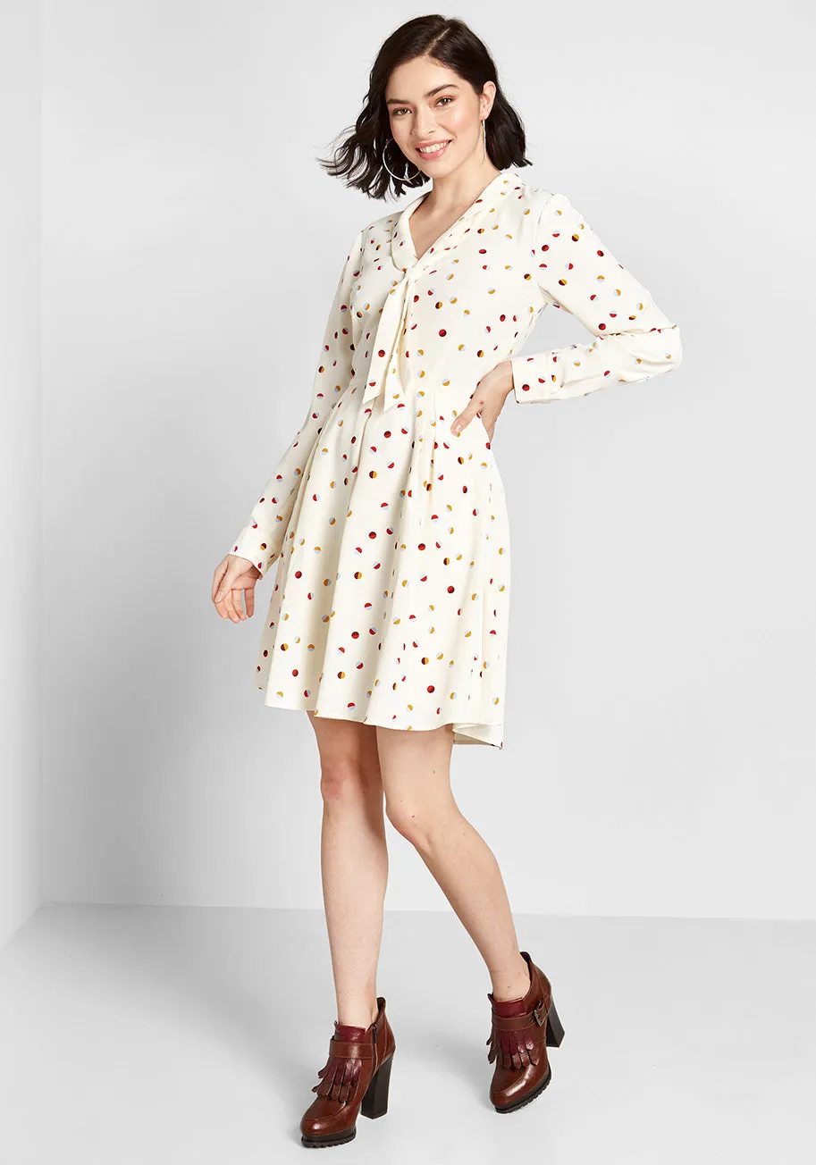 Pleasant Confidence Tie-Neck Dress sold by Modcloth product image thumbnail 3
