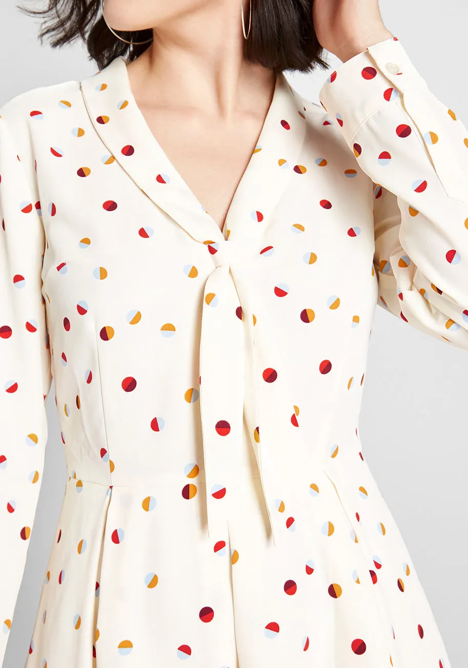 Pleasant Confidence Tie-Neck Dress sold by Modcloth product image thumbnail 4