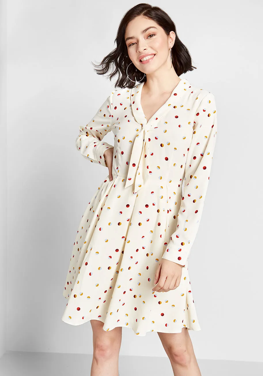 Pleasant Confidence Tie-Neck Dress sold by Modcloth