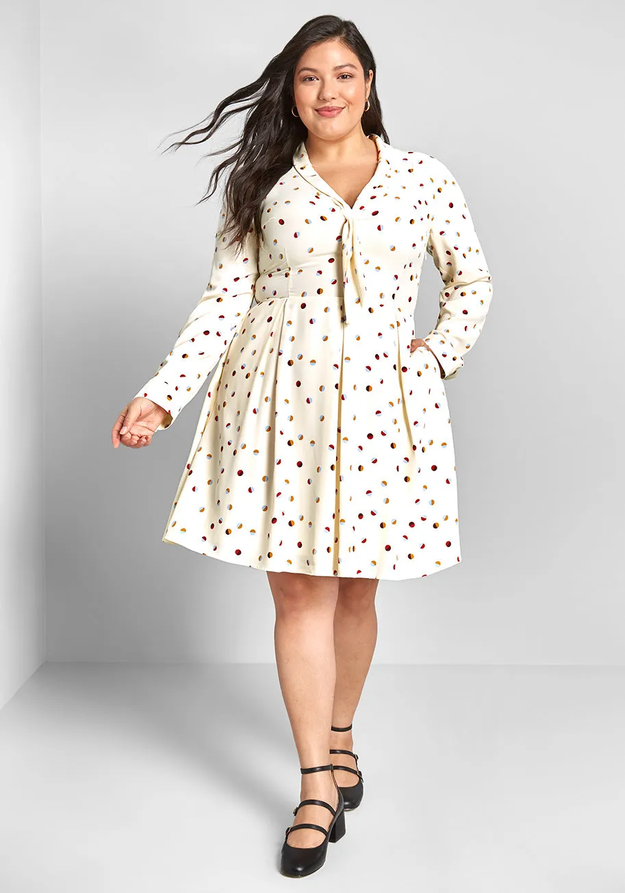 Pleasant Confidence Tie-Neck Dress sold by Modcloth product image thumbnail 5