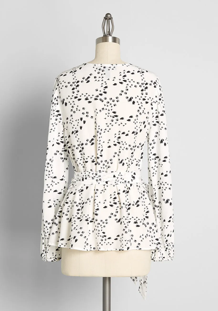 As We're Wrapping Up Blouse sold by Modcloth product image thumbnail 2