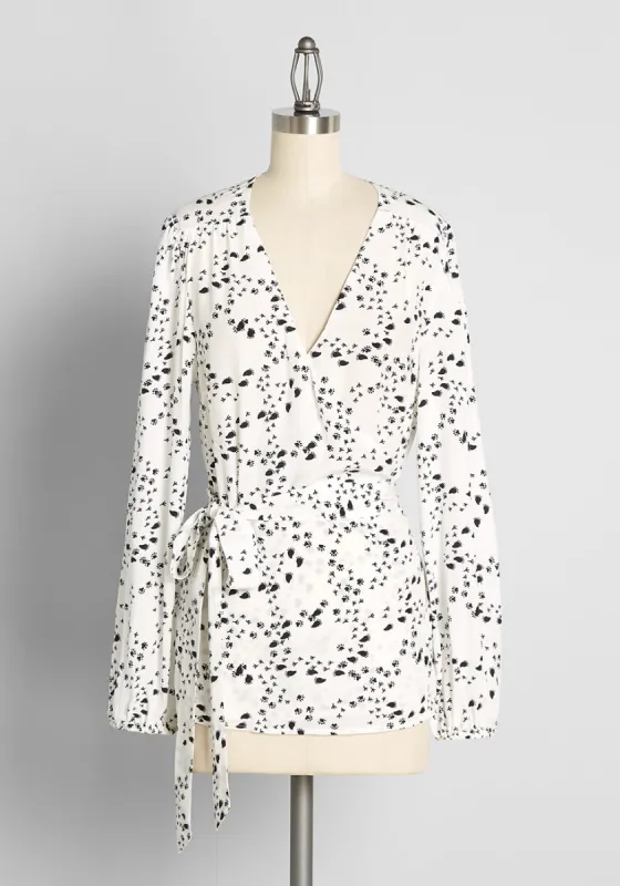 As We're Wrapping Up Blouse sold by Modcloth