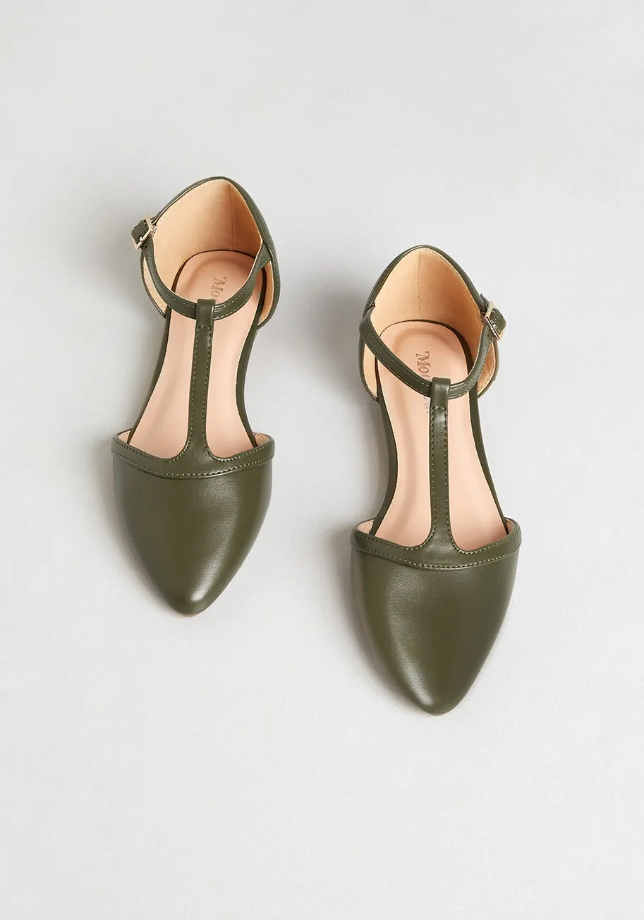 Turn Back Prime Vegan Flat sold by Modcloth