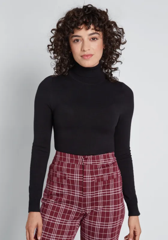 Charter School Turtleneck Sweater sold by Modcloth