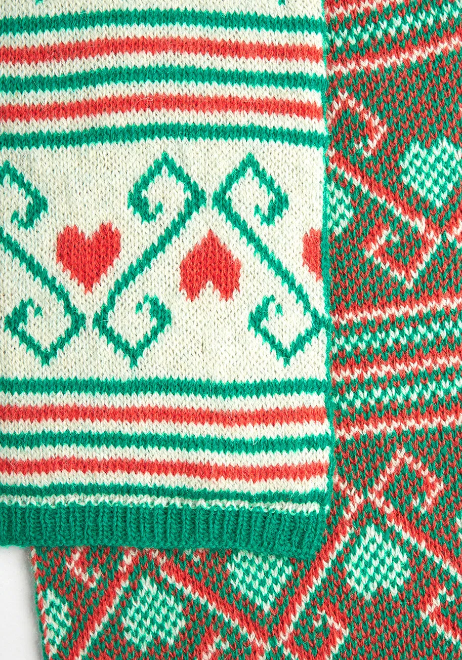 Everlasting Yuletide Love Scarf sold by Modcloth product image thumbnail 2