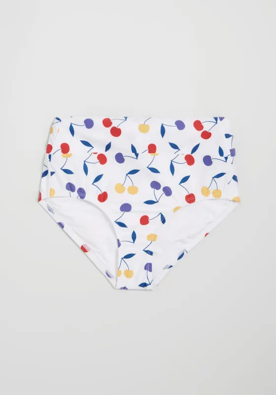 The Clarice High-Waisted Bikini Bottom sold by Modcloth