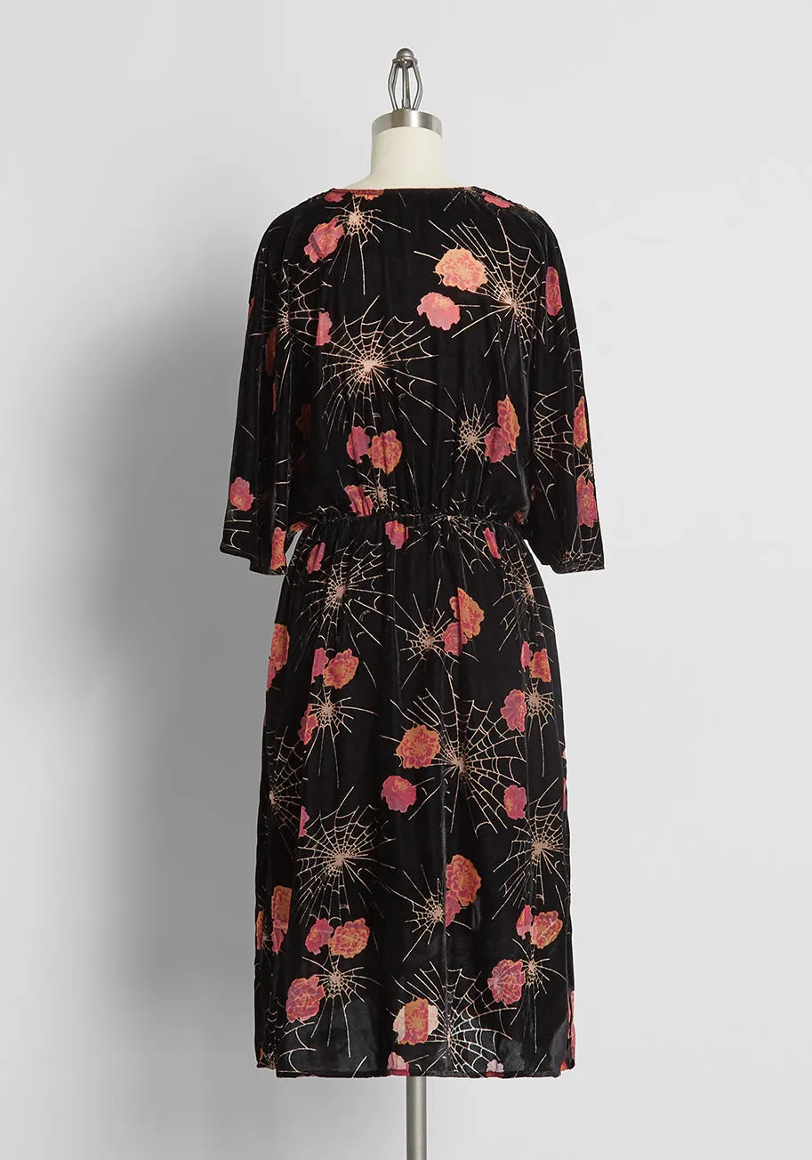 Dramatic Depths Velvet Dress sold by Modcloth product image thumbnail 2