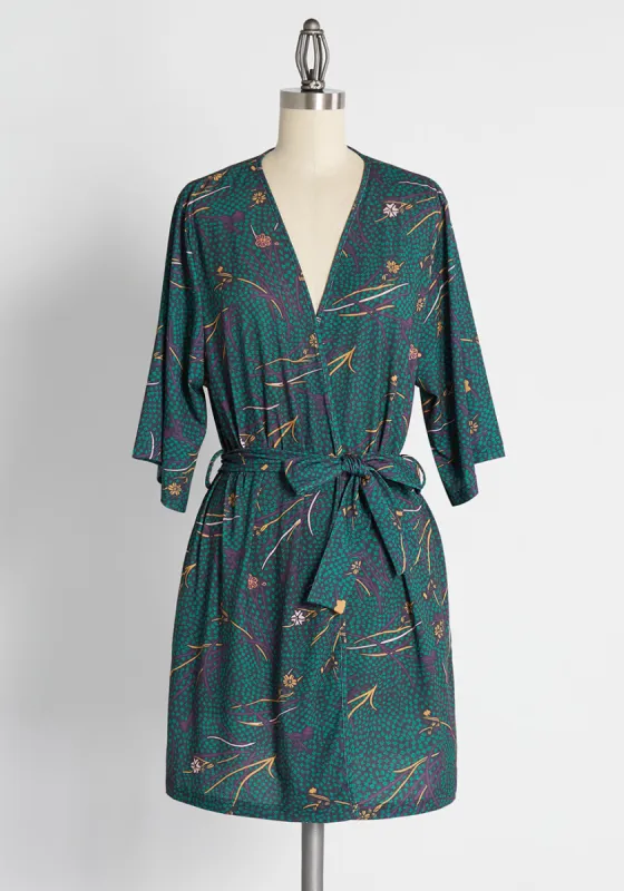 Lively Lounging Robe sold by Modcloth