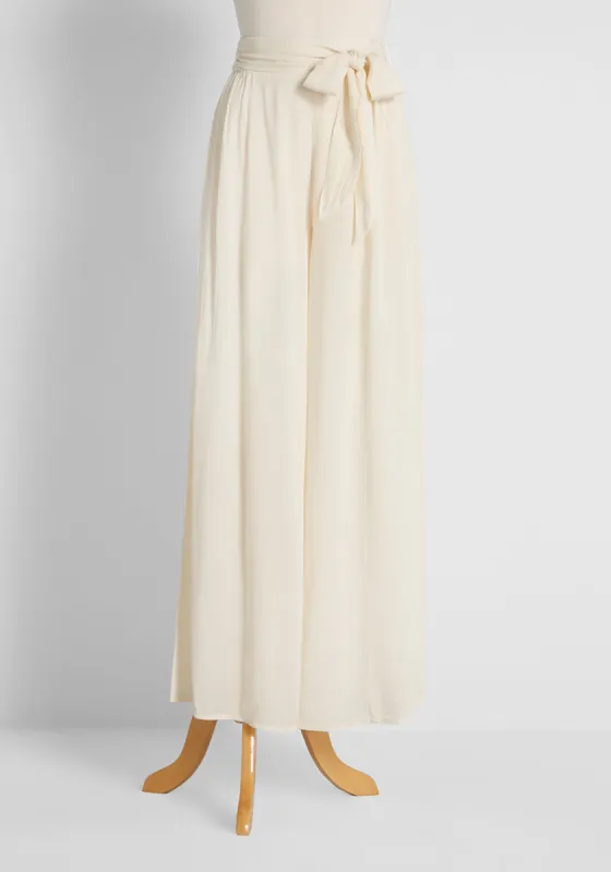 Catch the Breeze Tie-Waist Pants sold by Modcloth