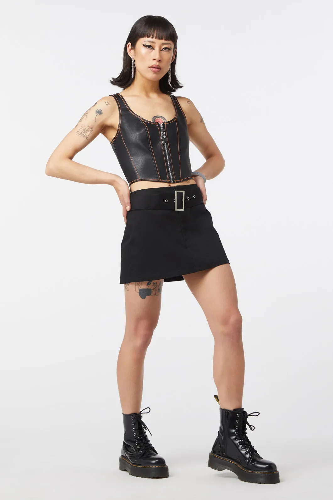Ablaze Pu Corset sold by Modcloth product image thumbnail 4