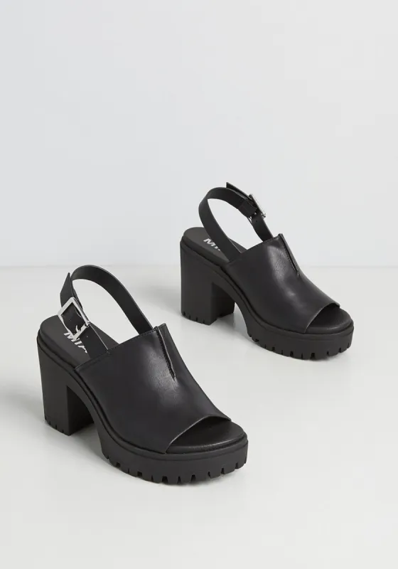 Full Of Purpose Platform Heels sold by Modcloth