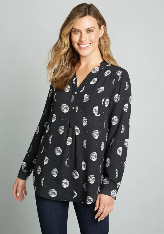 Pam Breeze-ly Long Sleeve Tunic sold by Modcloth