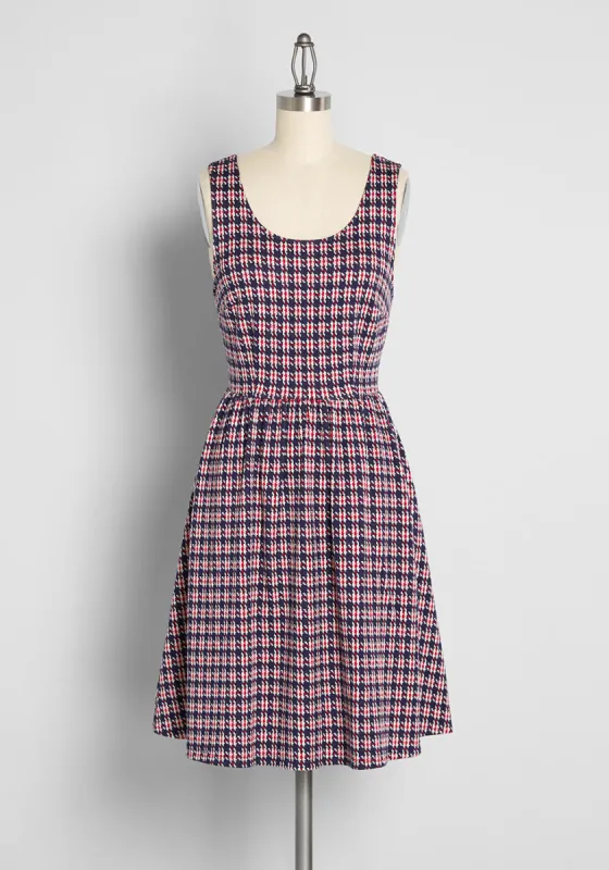 Optimistic Effect Sleeveless Dress sold by Modcloth