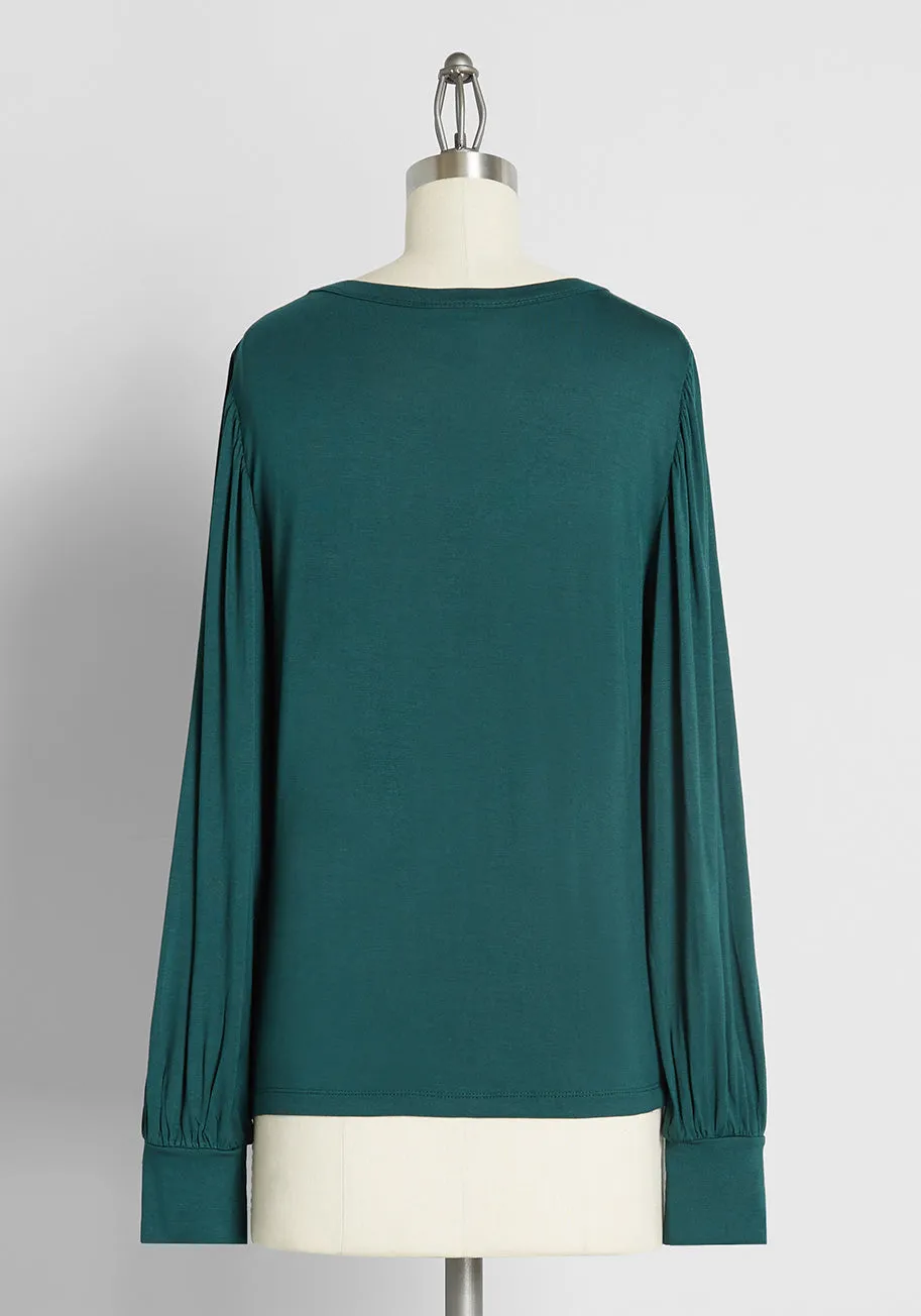 Beyond Basic Long Sleeve Top sold by Modcloth product image thumbnail 2
