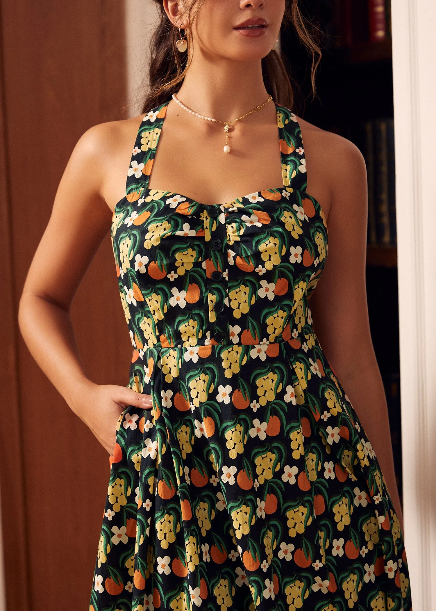 Midnight Garden Mini Dress sold by Modcloth product image thumbnail 5