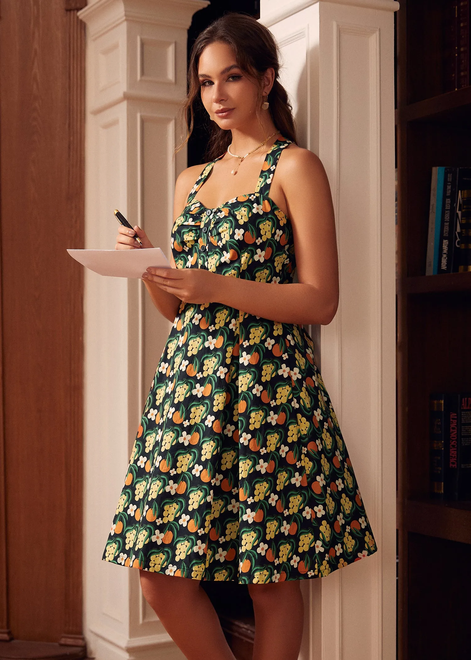 Midnight Garden Mini Dress sold by Modcloth product image thumbnail 2