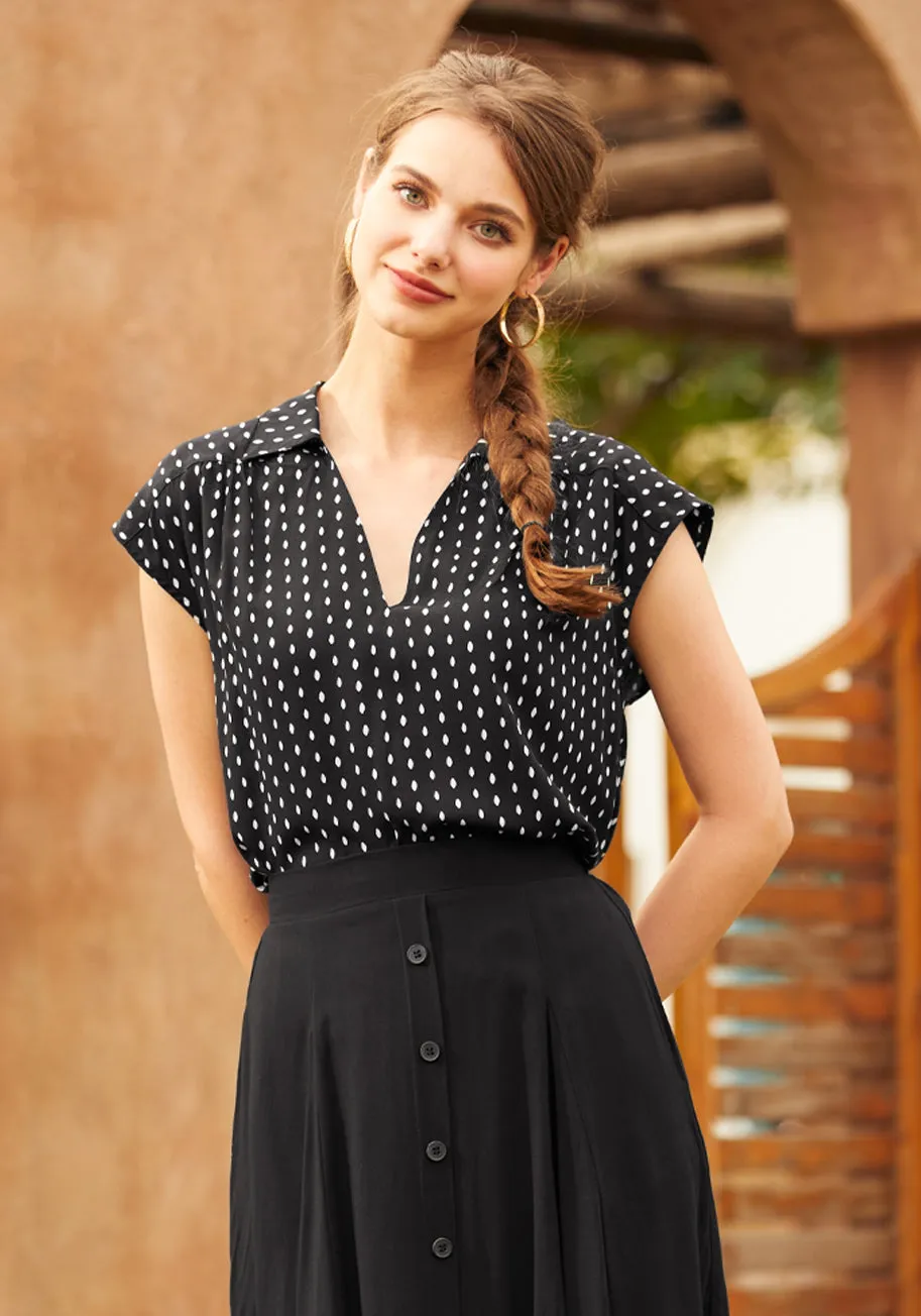 Glad You Collared Blouse sold by Modcloth product image thumbnail 4