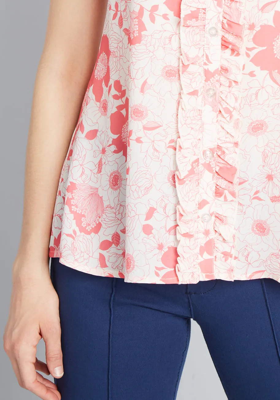 Bit of Frill Sleeveless Blouse sold by Modcloth product image thumbnail 4