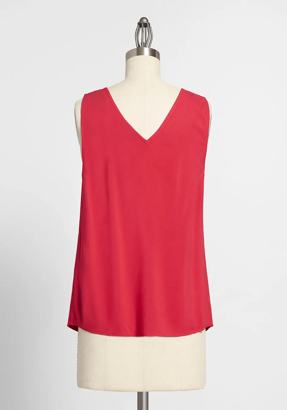 Double The Fun V-Neck Tank Top sold by Modcloth product image thumbnail 2