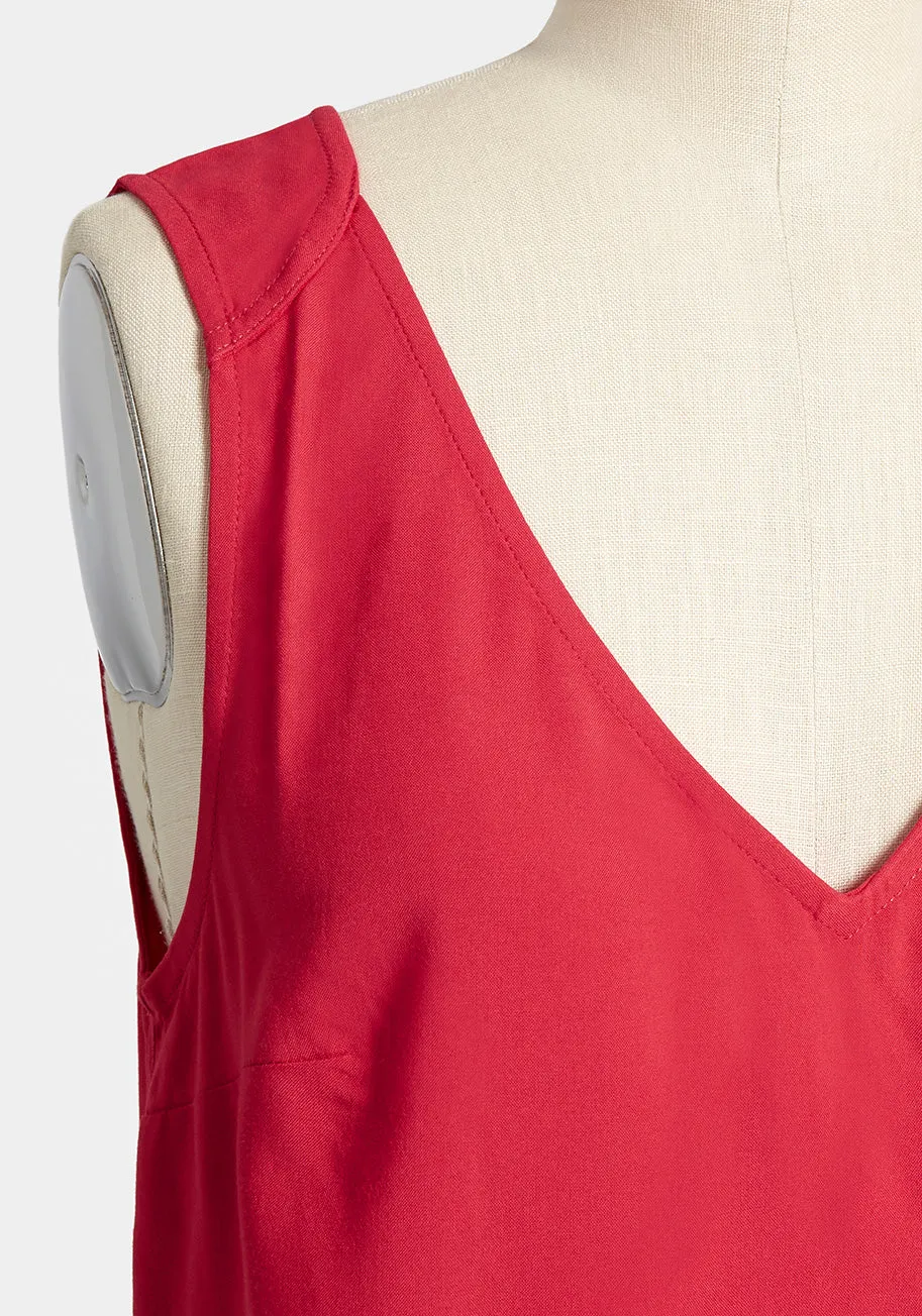 Double The Fun V-Neck Tank Top sold by Modcloth product image thumbnail 3