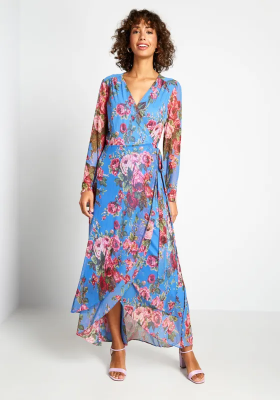 So Wrapped Up Maxi Dress sold by Modcloth
