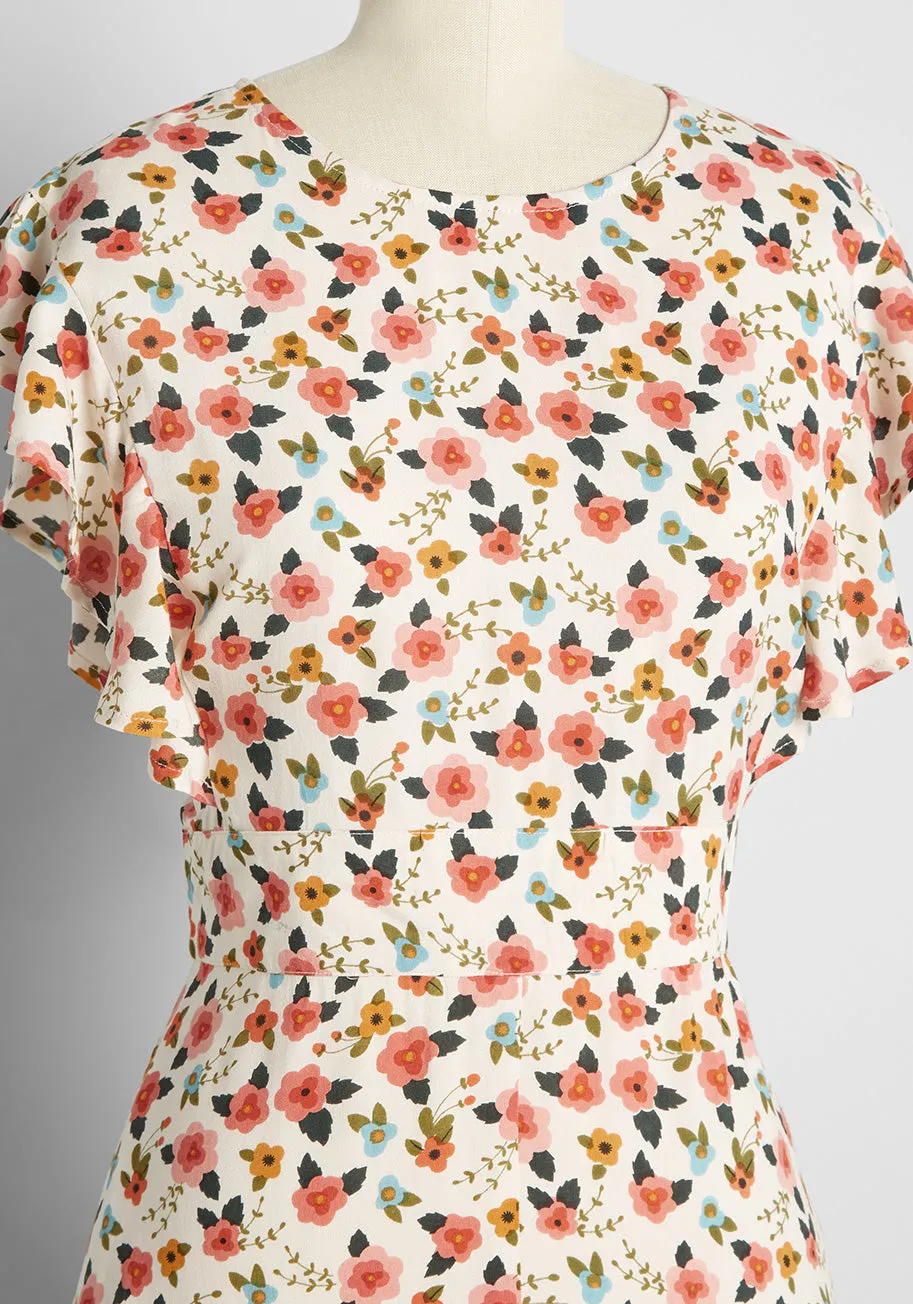 Fields of Wildflowers Midi Dress sold by Modcloth product image thumbnail 3