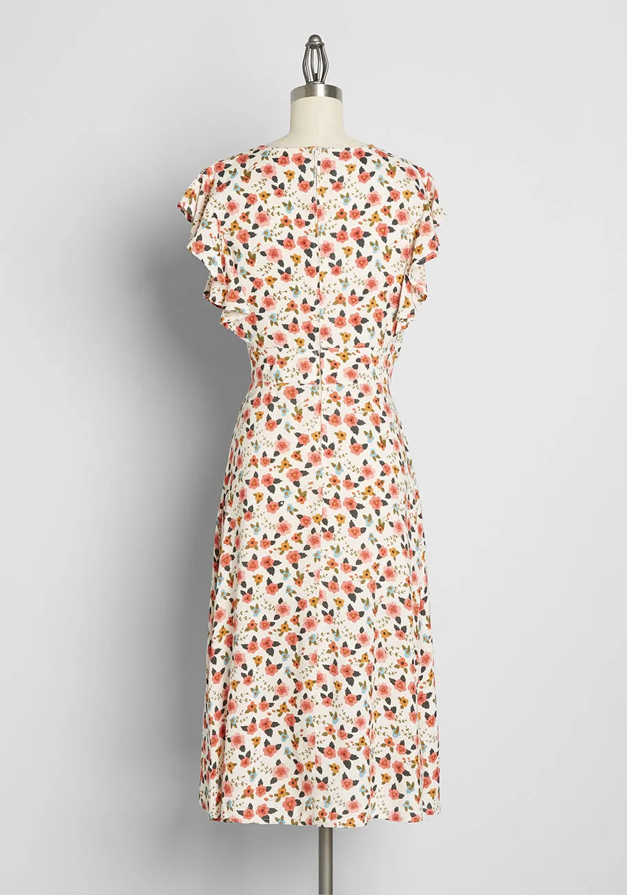 Fields of Wildflowers Midi Dress sold by Modcloth product image thumbnail 2