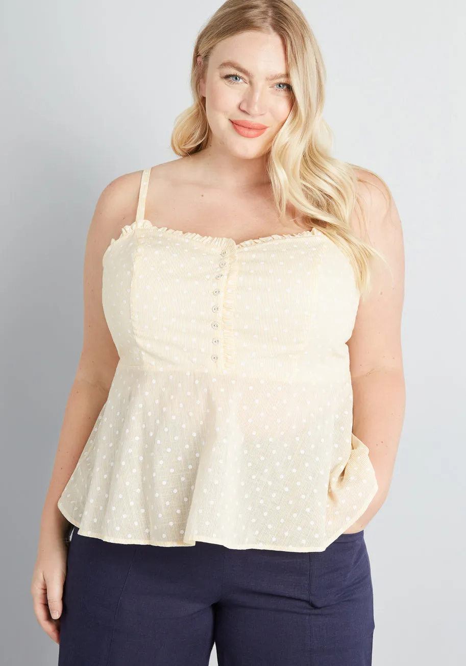 Airy Engagement Peplum Top sold by Modcloth product image thumbnail 5